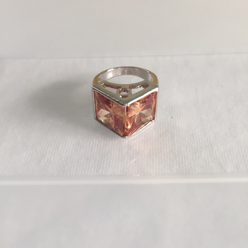 Silver Morganite Ring - Picture 2 of 8